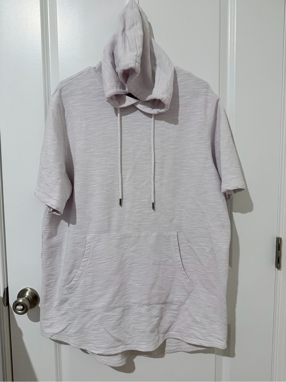 George Light Lavender Short-Sleeve Hoodie